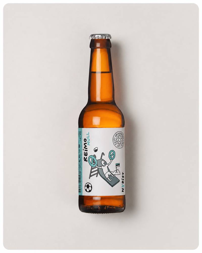 Nudist Reimo Noble Lager 0.0% vol 33cl