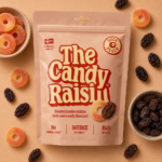 Candy Raisin - rosinad "Sour Peach" maitsega 85g