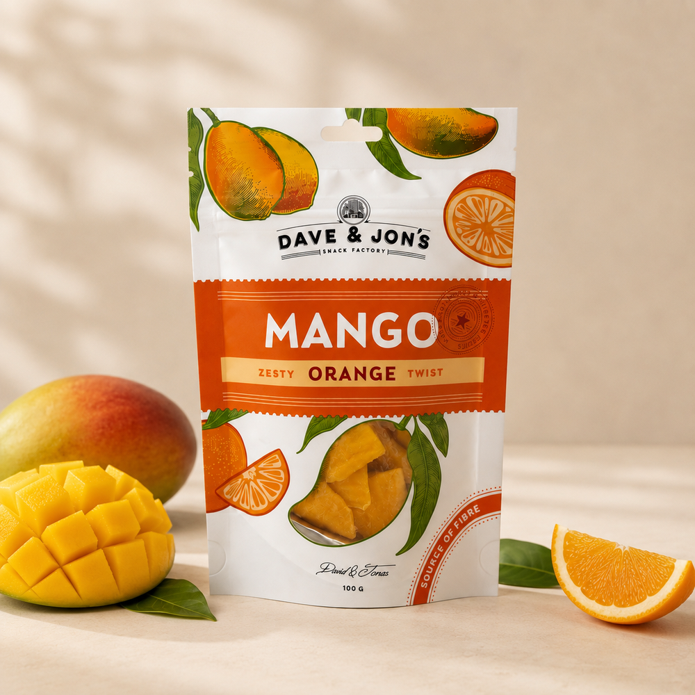 Dave & Jon’s Mango Orange Twist 100g